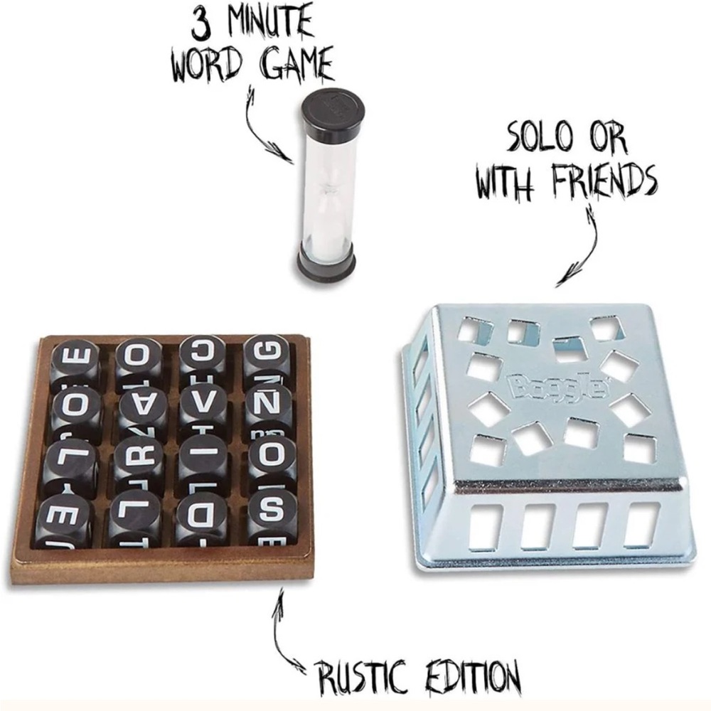 Hasbro Rustic Boggle Game - Picture 7 of 8